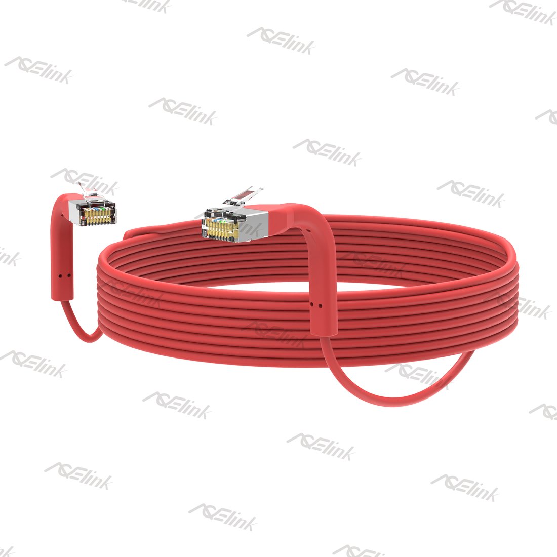 CAT.6A Ultra Flexible U/FTP 32AWG Slim Patch Cable   Red