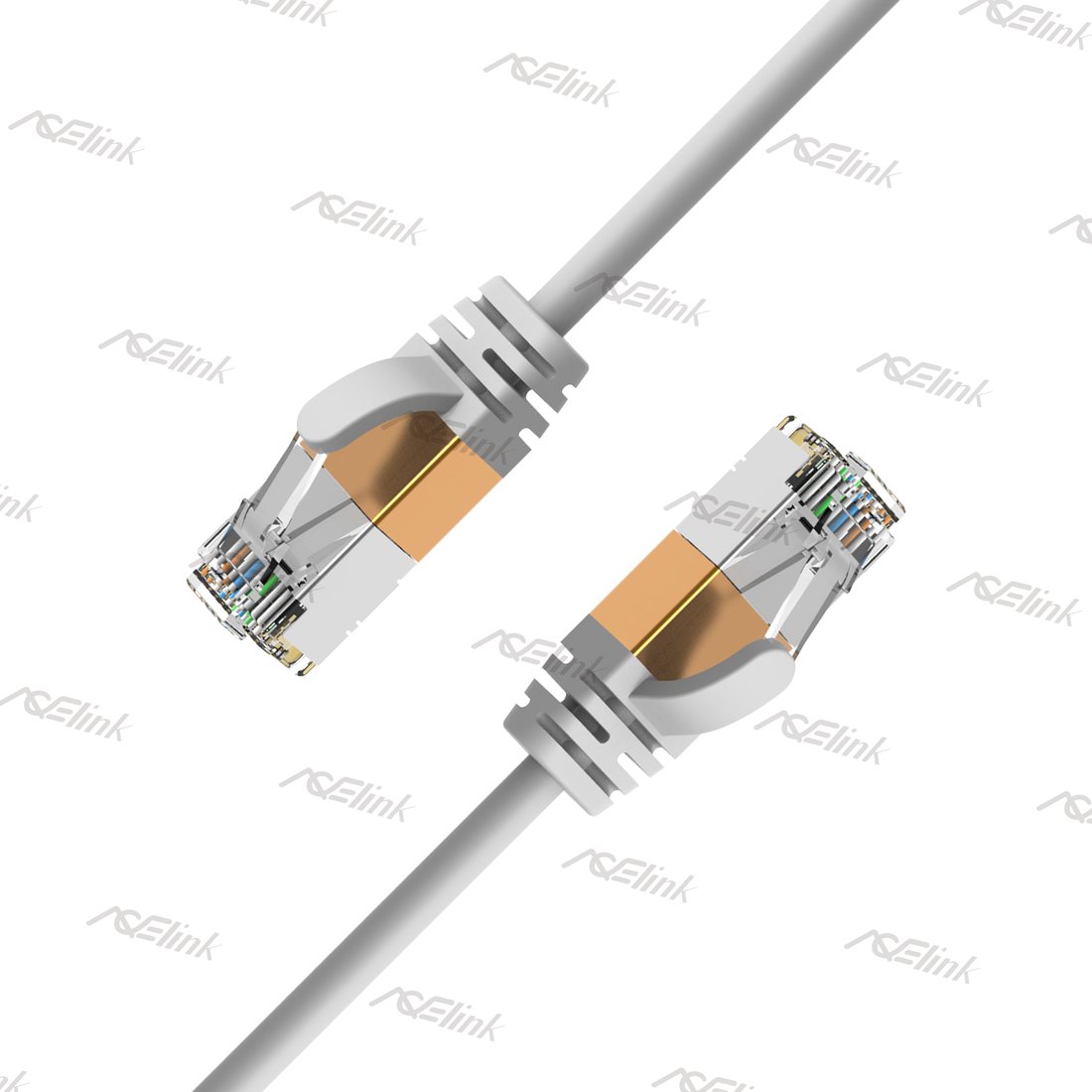 CAT.6A S/FTP 30AWG Slim Cable with Color-Coding Identification