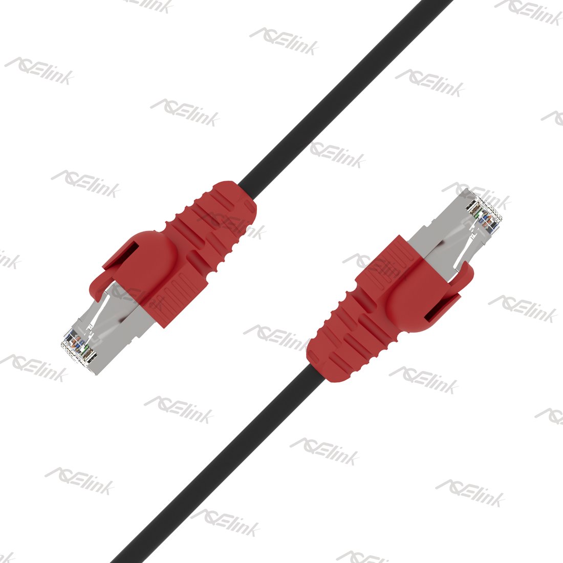 Push-Pull Easy-Connection CAT.6A S/FTP 26AWG Patch Cable
