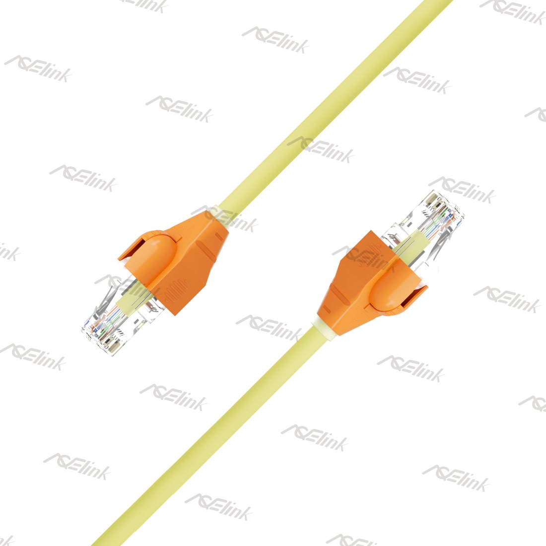 Push-Pull Easy-Connection CAT.6A U/UTP 28AWG Slim Patch Cable