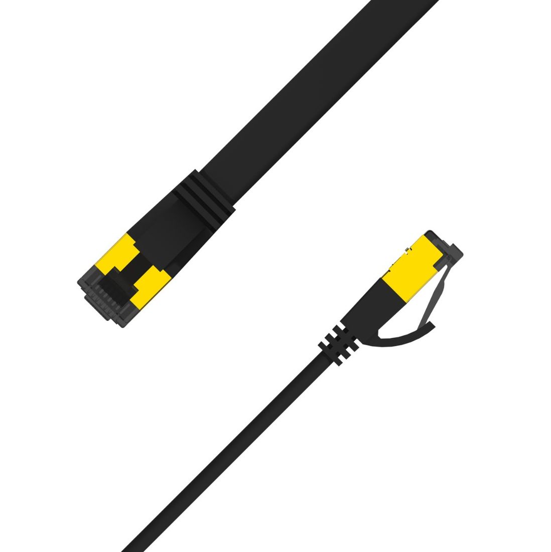 Industry-Rated & Anti-Bending Plug CAT.7 FlatPro U/FTP 32AWG Patch Cable